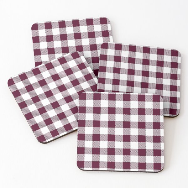 Item preview, Gingham Bordeaux designed and sold by miavaldez.