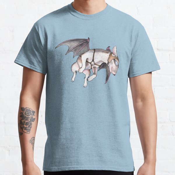 Bull Terrier If Pigs Could Fly  Classic T-Shirt