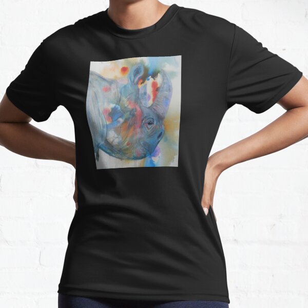 Disappearing Rhino Active T-Shirt