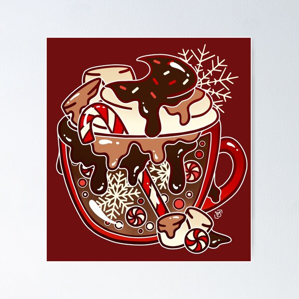Item preview, Glass Hot Chocolate designed and sold by heysoleilart.