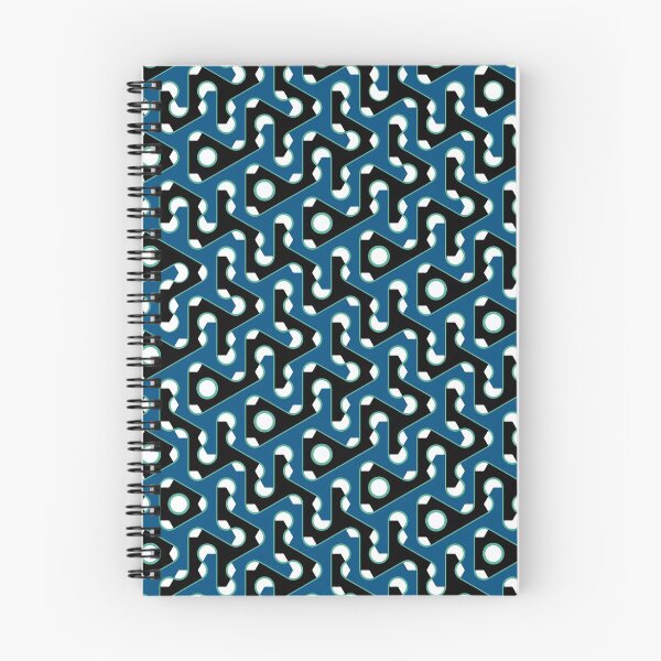 Item preview, Squiggle Trail Blue and Black designed and sold by amytraylor.