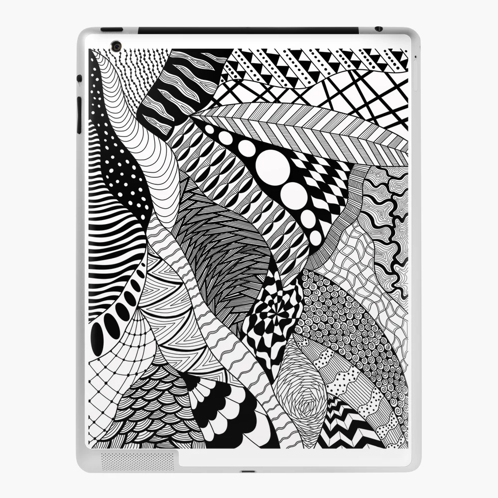 Zentangle Art | iPad Case & Skin