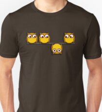 A whole new perspective for the owl Unisex T-Shirt