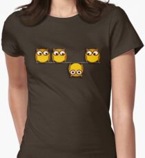 A whole new perspective for the owl Women's Fitted T-Shirt