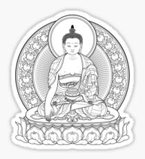buddha outline Sticker