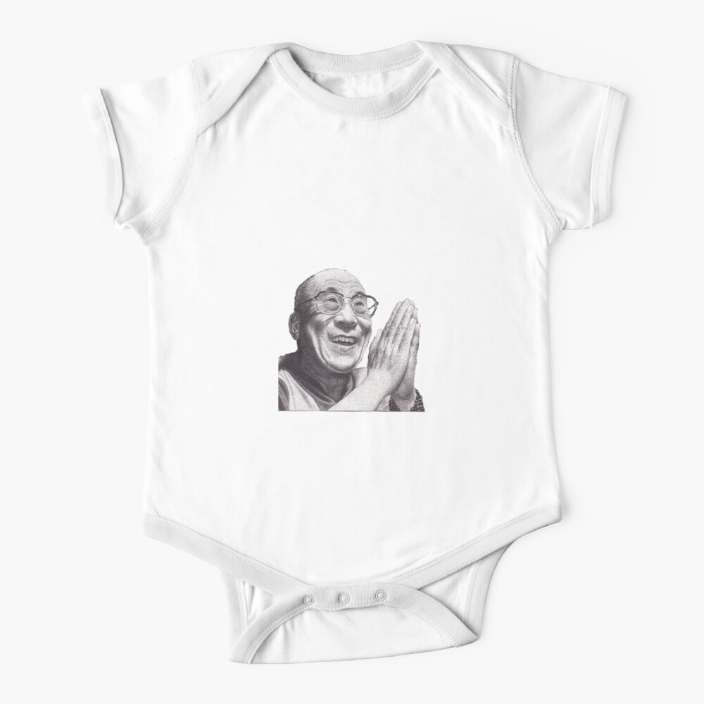 Body Para Bebe Camiseta Hh Xivth Dalai Lama De Kojak67 Redbubble