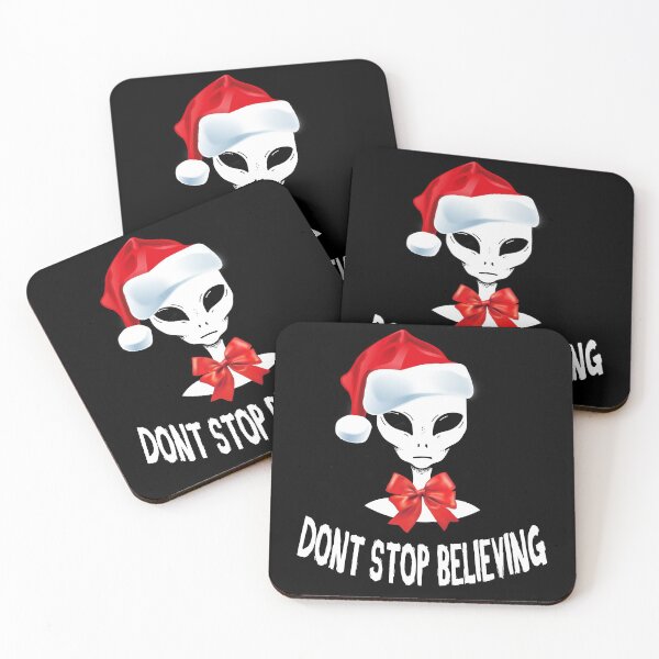 Item preview, alien christmas / dont stop believing designed and sold by Raeolus.
