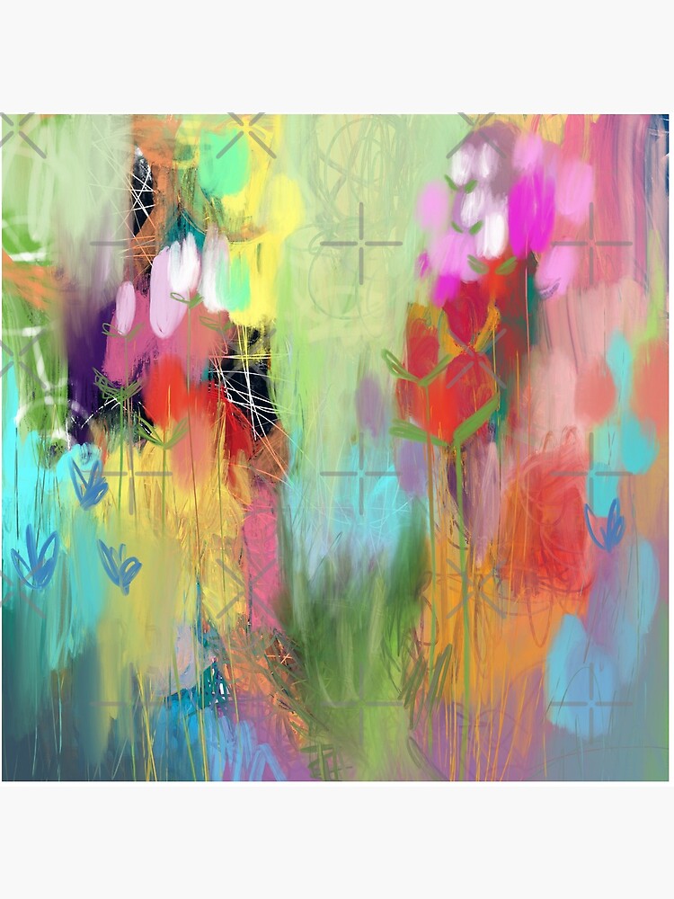 Red Flower Candy Meadow by Hyssopartz
