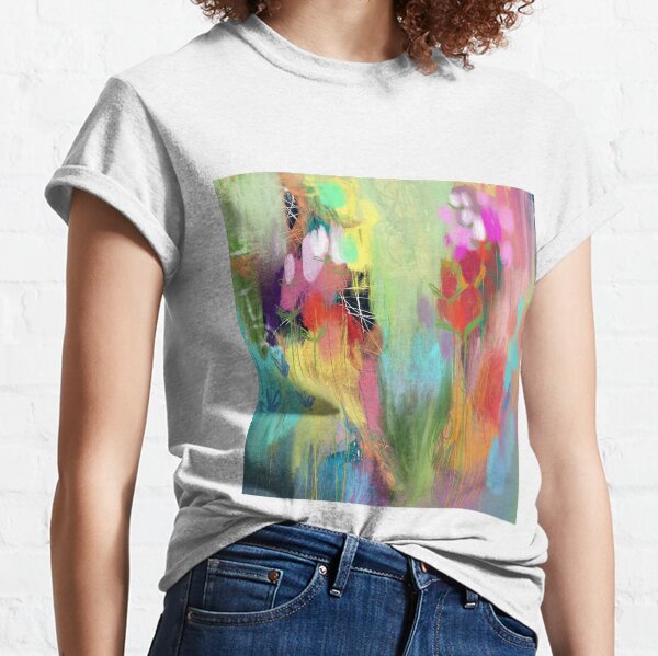 Red Flower Candy Meadow Classic T-Shirt