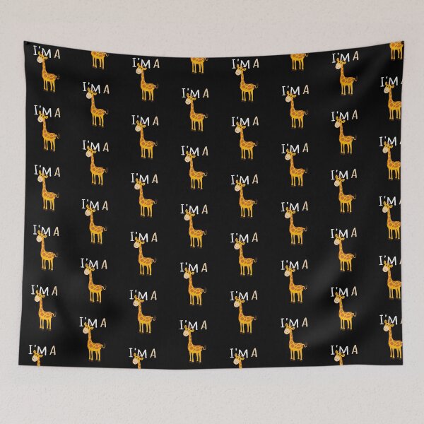 Item preview, I'm A Giraffe Cute Baby Giraffe Adorable Animal Tile Pattern designed and sold by perfectpresents.