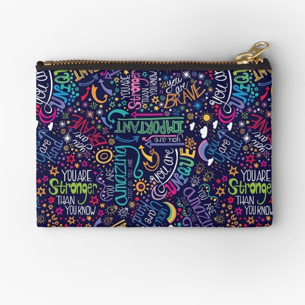Item preview, Rainbow Affirmations - positive quotes typography designed and sold by Handypanda.