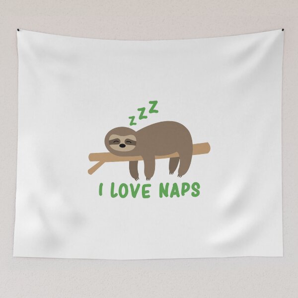 Artikelvorschau, I love naps Faultier entworfen und verkauft von nmdesigns1.