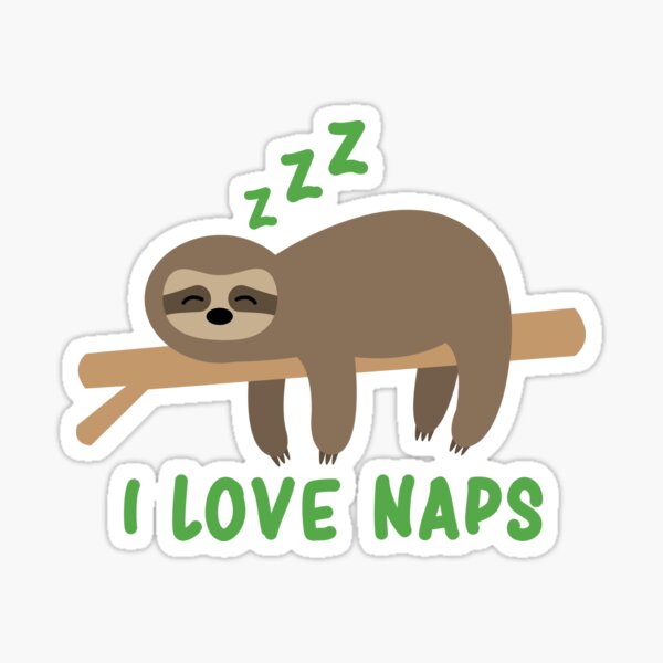 Item preview, I love naps Faultier designed and sold by nmdesigns1.