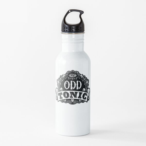 Logotipo oficial de Odd Tonic Merch NO NEGRO Botella de agua