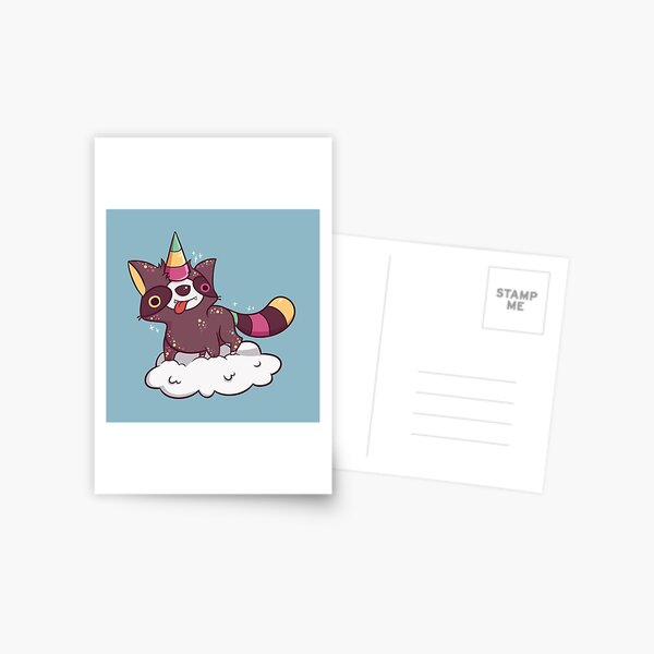 Raccoonycorn! Postcard