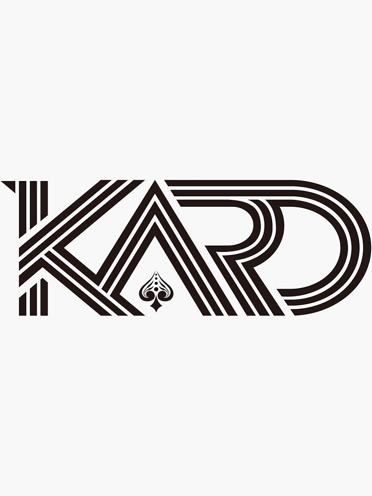 "kard kpop logo" Sticker by streamboom | Redbubble