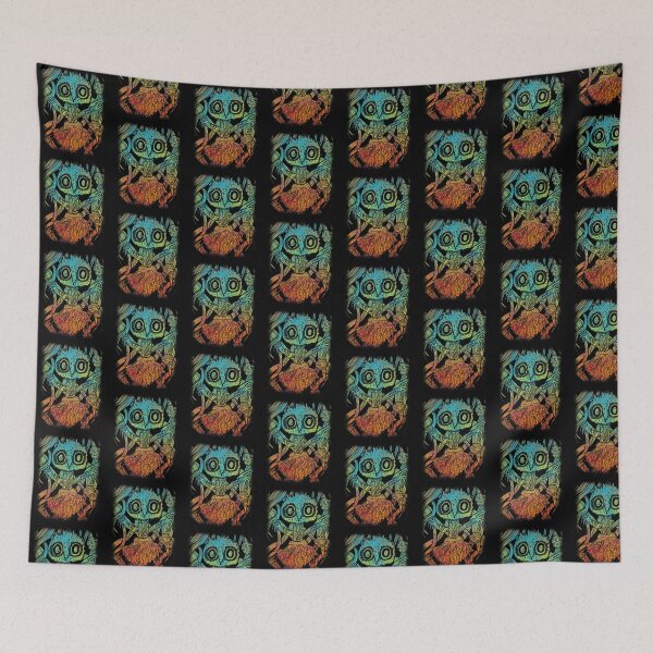 Item preview, Trippy Psychedelic Spider Aesthetic Artistic Tile Pattern designed and sold by perfectpresents.