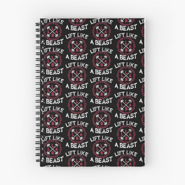 Item preview, Lift Like a Beast Weightlifting Powerlifting Gym Tile Pattern designed and sold by perfectpresents.