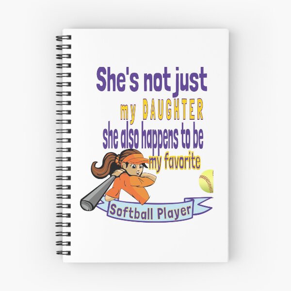 Item preview, She's not just my Daughter Offspring  GF Favorite  Softball Player Athlete Girls Woman Female designed and sold by tengamerx.
