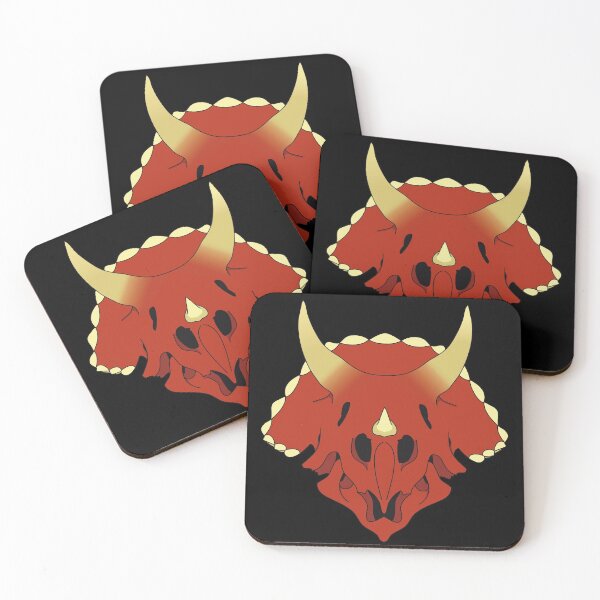 Item preview, Red Triceratops Skull designed and sold by SirCrim.