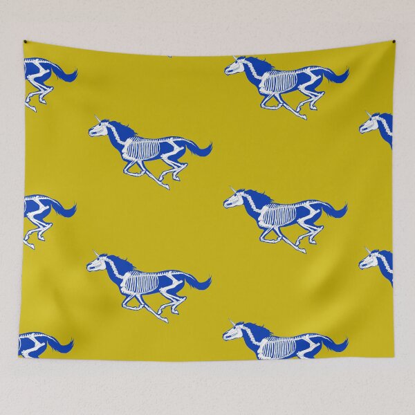 Item preview, Xray Unicorn Skeleton Blue/White designed and sold by LuxeHurricane.