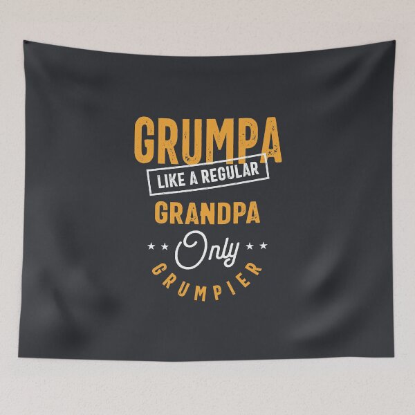Item preview, Grumpa Like A Regular Grandpa Only Grumpier Shirt Daddy Gift designed and sold by cidolopez.