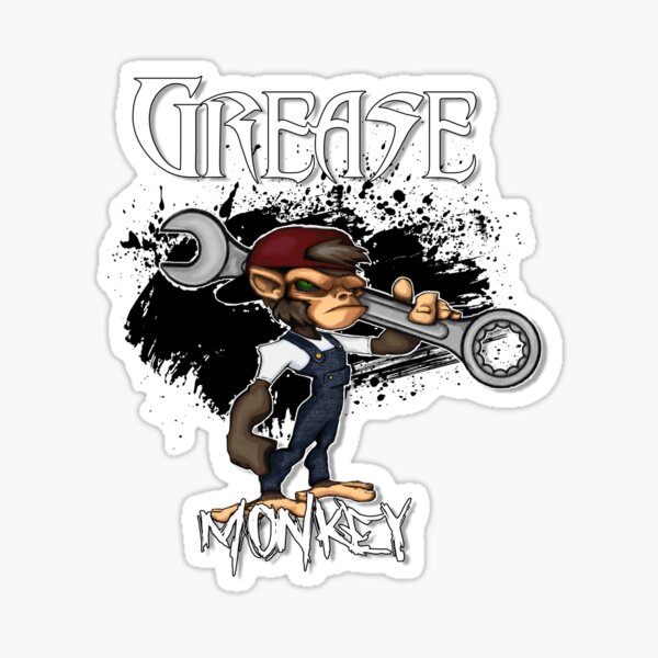 Grease monkey tattoo  Monkey tattoos Tattoos Grease monkey