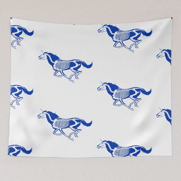 Item preview, Xray Unicorn Skeleton Blue/Transparent designed and sold by LuxeHurricane.