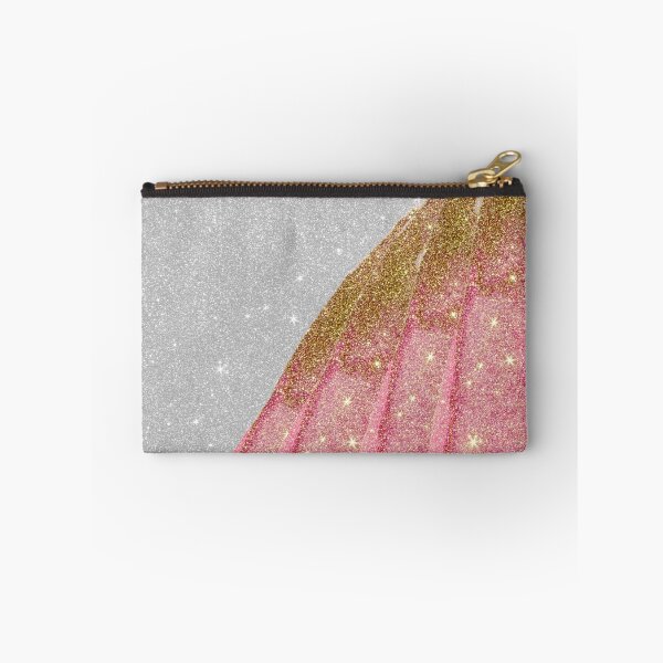 Item preview, Girly Sparkly Pink and Gold Faux Glitter on White  designed and sold by Blkstrawberry.