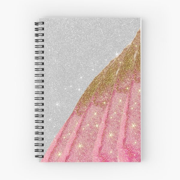 Item preview, Girly Sparkly Pink and Gold Faux Glitter on White  designed and sold by Blkstrawberry.