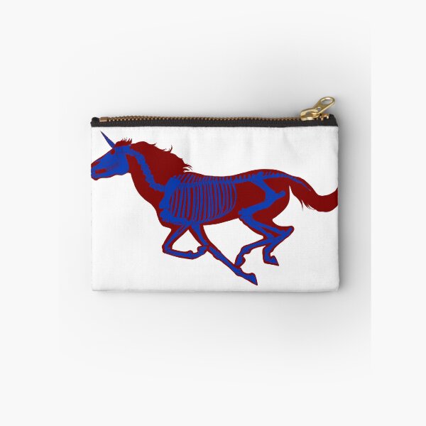Item preview, Xray Unicorn Skeleton Maroon/Blue designed and sold by LuxeHurricane.