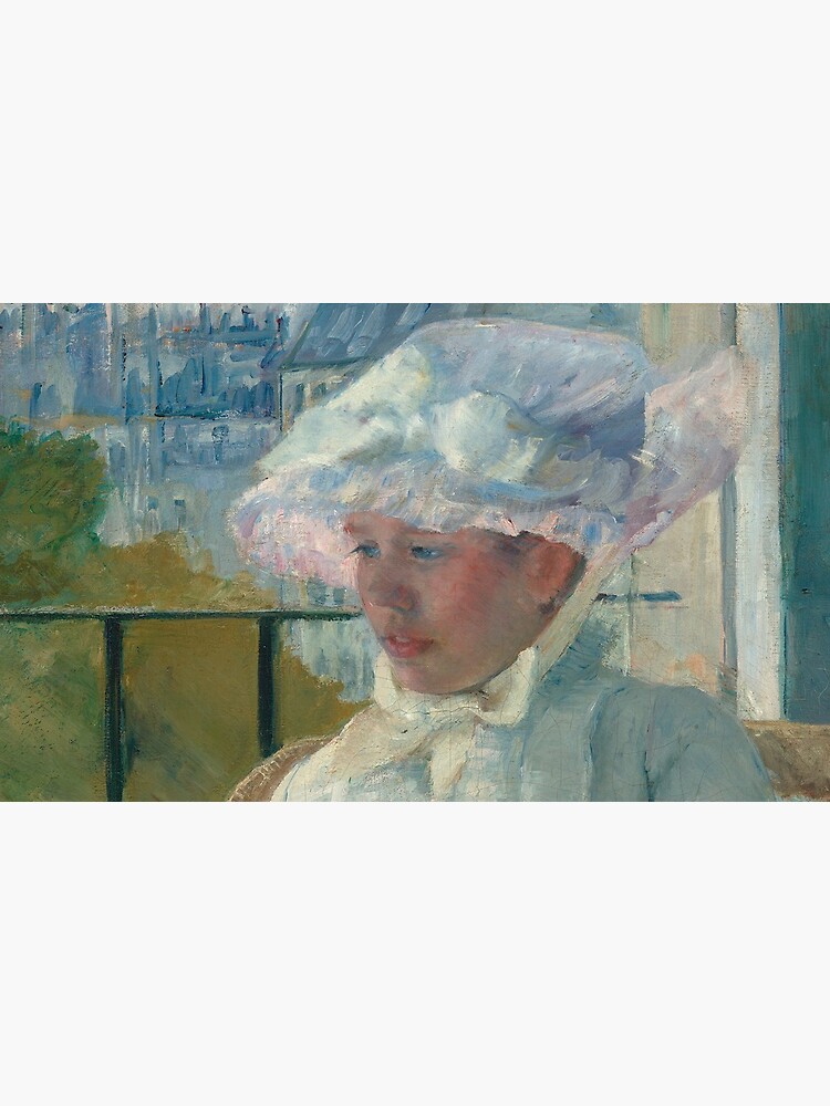 Young Girl at a Window With Dog Oil Painting by Mary Stevenson Cassatt by podartist