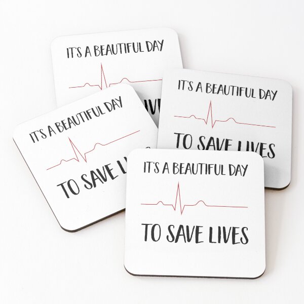 Item preview, It's a beautiful day to save lives designed and sold by Vectorqueen.