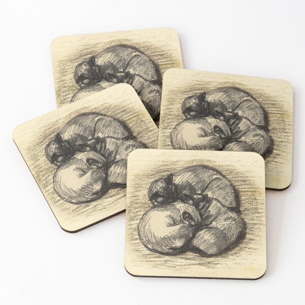 Item preview, THREE CATS SLEEPING designed and sold by DigitalEffects.