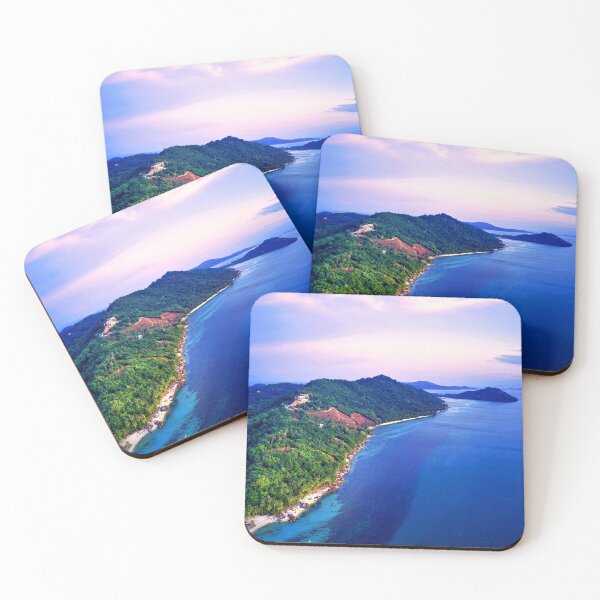 Item preview, Tropical Sunset Island Sea Coast designed and sold by ultimatedigital.