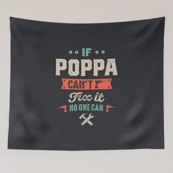 Item preview, Mens If Poppa Can Fix It Tee Father's Day Funny Gift designed and sold by cidolopez.