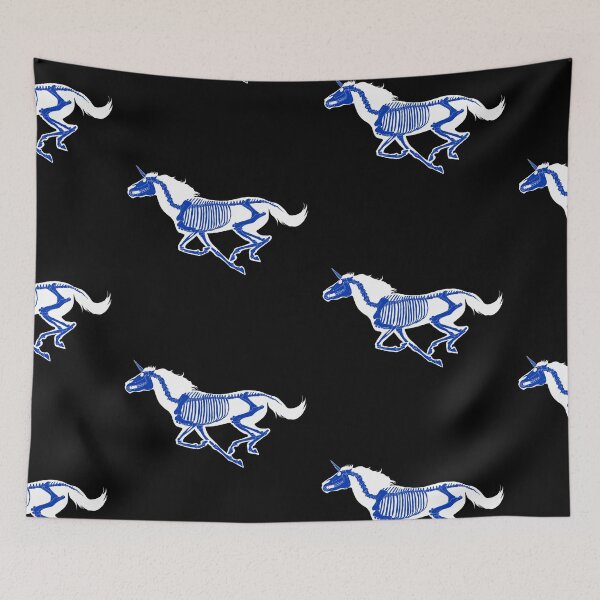 Item preview, Xray Unicorn Skeleton White/Blue/Black designed and sold by LuxeHurricane.