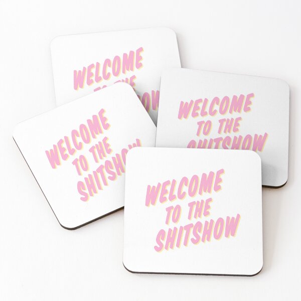 Aperçu de l'œuvre Bienvenue dans le Shitshow Pink and Yellow créée et vendue par synthesizer.