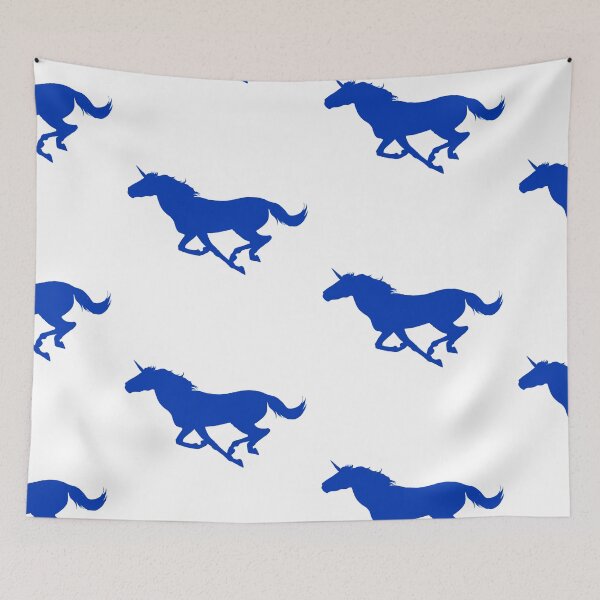 Item preview, Blue Unicorn Silhouette designed and sold by LuxeHurricane.