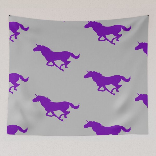 Item preview, Purple Unicorn Silhouette designed and sold by LuxeHurricane.