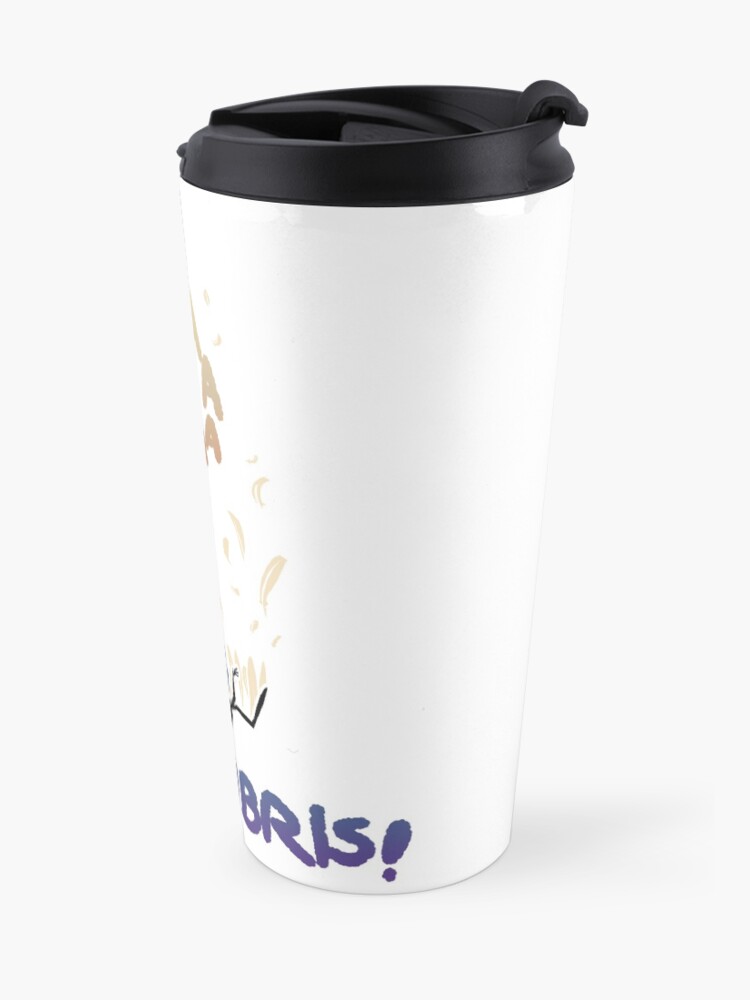 Alternate view of My Hubris! Travel Mug