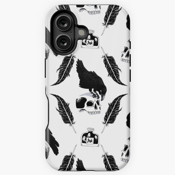 Quoth the Raven, repeat pattern iPhone Tough Case