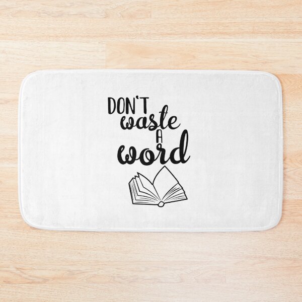 Item preview, Don't Waste a Word designed and sold by TheWriteShoppe.