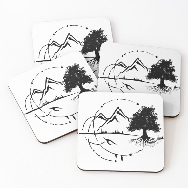 Item preview, Mountains and Tree design designed and sold by AshKlemm.