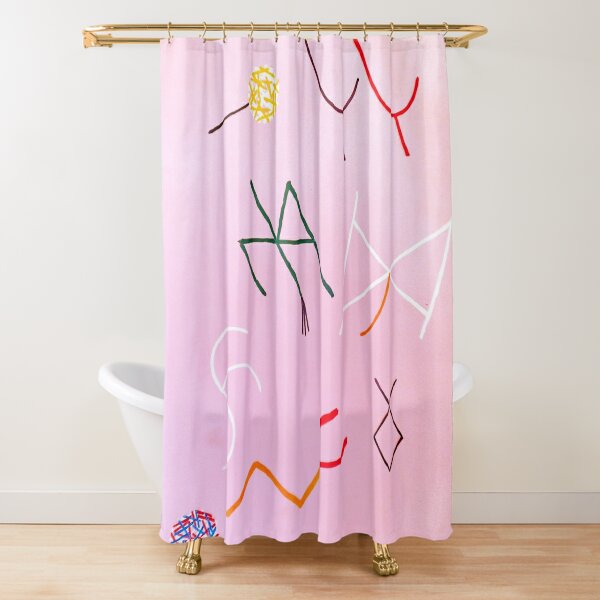 Pink Arrangement Shower Curtain