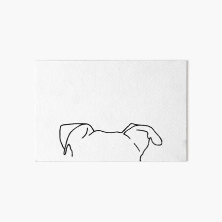 Nelson Floppy Ears Art Board Print By Rmagee Redbubble