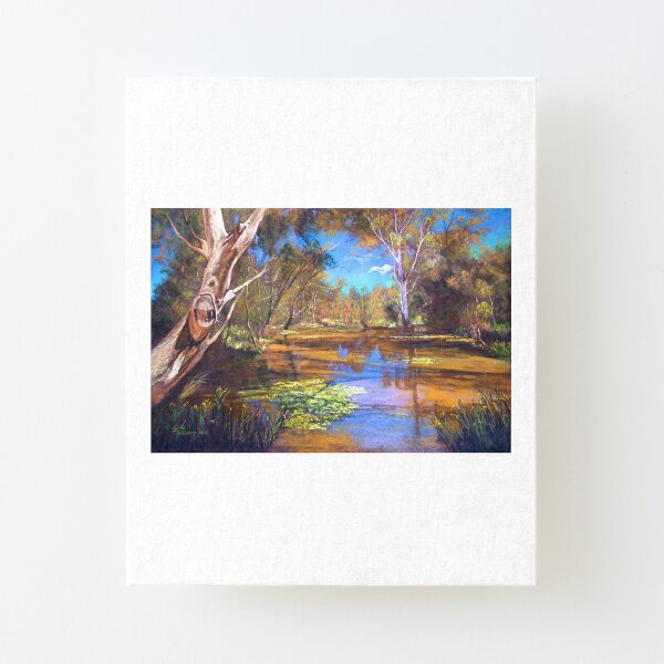 'Tahbilk Wetlands' Canvas Mounted Print