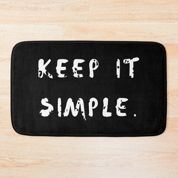 Item preview, keep it simple designed and sold by TShirtsByMs.