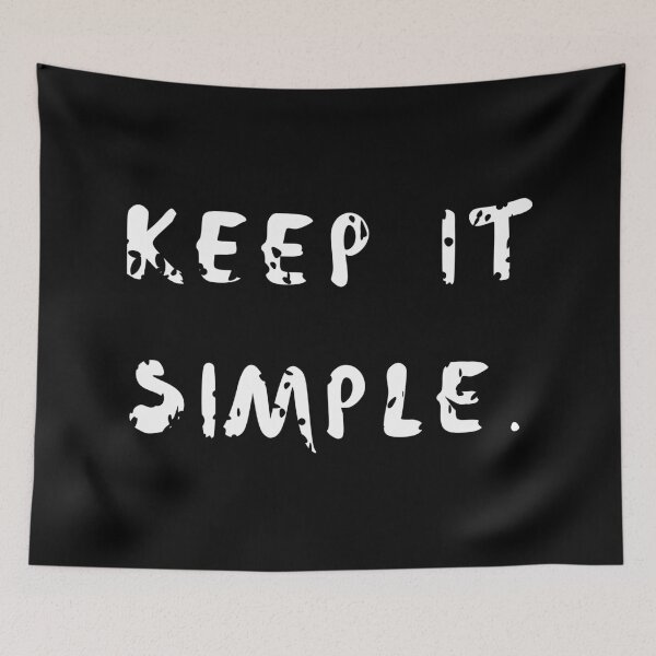 Item preview, keep it simple designed and sold by TShirtsByMs.