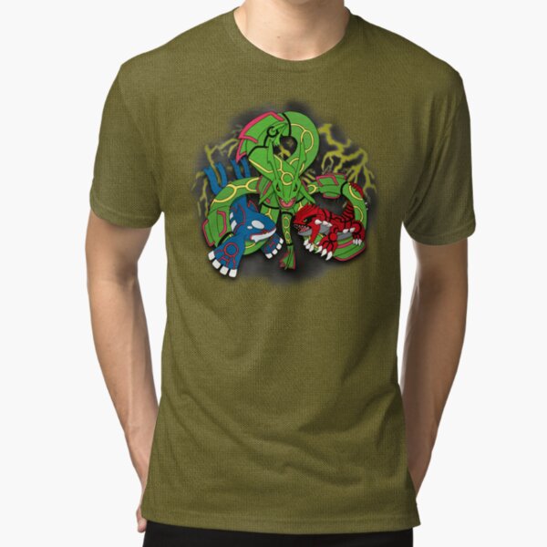 Rayquaza, Kyogre, & Groudon - Hoenn Remake Ahoy! Tri-blend T-Shirt